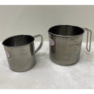 Stainless Steel Measuring Cup 500cc 1,000cc [Scale Baking Tip Sauce Cup]