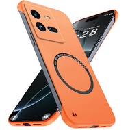 Luxury Magnetic Slim for VIVO iQOO 10 Pro iQOO10 10Pro V2218A Phone Cases Matte Anti-Scratch Hard PC