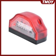TMOY 3 LED Number Lamps E9 12V-24V For Lorry Tru Trailer White Light Waterproof Car License Plate Li