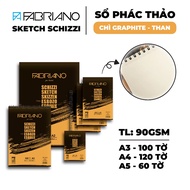 Fabriano sketchbook 90gsm - high quality Italian paper