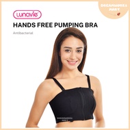 LUNAVIE Hands Free Pumping Bra (FREE BRA EXTENDER) Breastfeeding Maternity Bra