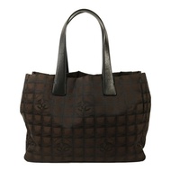 CHANEL 尼龍New Travel Line Tote銀扣手挽袋