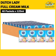 Dutch Lady UHT Milk Carton - Full Cream (40 x 125ml) - Expiry 21 Apr 2026
