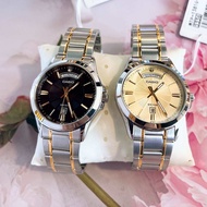 Casio นาฬิกาข้อมือผู้ชาย/ผู้หญิง รุ่น MTP-1381D-7A  MTP-1381G-1A MTP-1381G-9A รับประกันหนึ่งปี