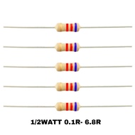 (10pcs) 1R - 6.8R 1/2WATT 5% RESISTOR (01600116)