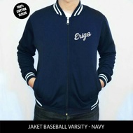 Promo Distro Jaket Baseball Distro Erigo Logo Abu Super Premium