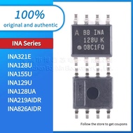 5PCS INA128U INA155U INA129U INA321E INA128UA INA219AIDR INA826AIDR Black casing Chip ic