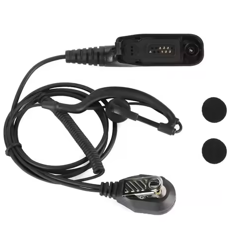 Radio Police Earpiece Microphone PTT Headset For Motorola Two Way Radio Walkie Talkie DP4400 DP4401 