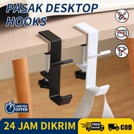 GANTUNGAN DESK Multipurpose Table Clip Hanger Universal Hook Holder Iron Table Hanger Without Glue B