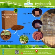 Cocopeat Block 5kg /Bongkah Sabut Kelapa/Cocoblock /coco peat/coco coir/coconut coir/crushed coconut