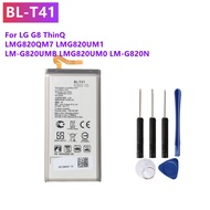 New 3500mAh BLT41 BL-T41 Baery For LG G8 ThinQ LMG820QM7 LMG820UM1 LM-G820UMB LMG820UM0 LM-G820N Mobile one Baery   Tool