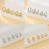 1 Piece G23 Titanium Steel Hoop Earrings Bow Heart Hoop Earrings Helix Piercing