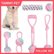 Dog Toy Interactive Chewing Rope Ball Toys Set 100% Natural Cotton Washable Durable Tug of War for S