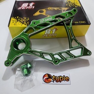 ZERN8.1 สวิงอาร์ม GIORNO จีออโน่ งานCNC สีเขียวตัดเงิน