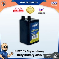 BATERI | NIETZ 6V Super Heavy Duty Battery 4R25 | Long Lasting Battery | Lampu Kecemasan & Torch