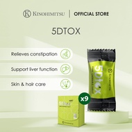 [Bundle of 9] Kinohimitsu 5Dtox Fibre Chewable Tablets 8's - Constipation Relief, Detox, Liver Healt