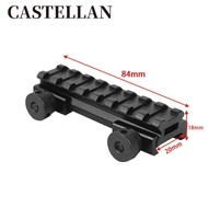 20 to 20mm Guide Rail 85mm Length All Metal Increased Height 1.8cm Guide Rail 2cm Aluminum Alloy Mat
