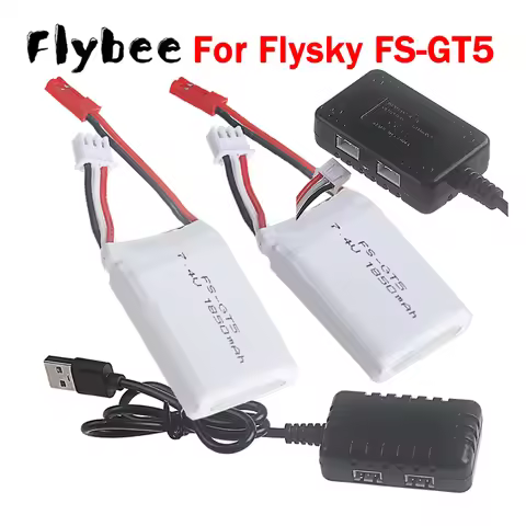 2026 NEW 7.4V 1850mAh Battery For Flysky FS-GT5 Transmitter Accessories 7.4v Battery For MC6C MCE7 W