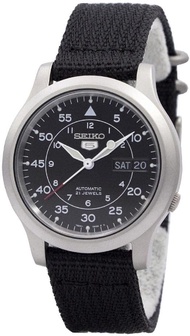 Seiko SNK809K2 Mens Watch Stainless Steel Seiko 5 Military Automatic