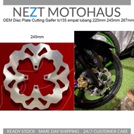 OEM Disc Plate Cutting Galfer lc135 V1-V8 Empat lubang 220mm 245mm 267mm Y15 Y16 RSX TUKAR RIM 4 LUB