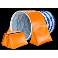 Dog Agility Tunnel Sandbag Thickened Sandbag Waterproof Wear-Resistant Pet Training Velcro Split Typ