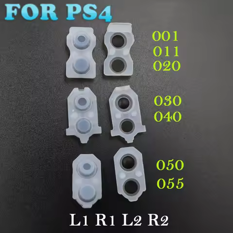 2-10pcs L1 R1 L2 R2 Trigger Key&Home Key Rubber Silicon Conductive Button Pad For PS4 Controller JDS
