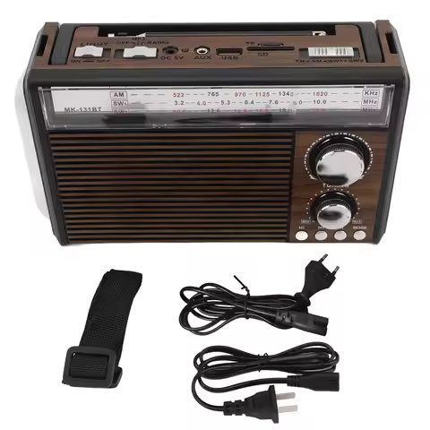FM AM SW Radio FM AM SW Radio Telescopic Antenna Multiple Band MP3 Player Radio Portable Vintage Rad