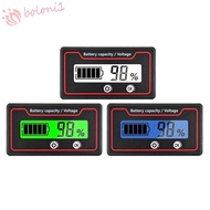 [READY STOCK] Battery Capacity Indicator, 9-120V Universal Battery Voltmeter Tester Meter, LED Digit