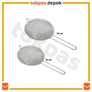 Stainless Steel Strainer 16 cm and 18 cm KR-010 Stainless Steel Mesh