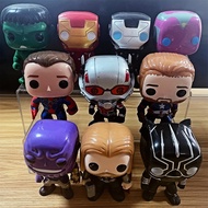 10cm POP Marvel Avengers Alliance Figure SpiderMan Ironman Captain America Thor Hulk Thanos War Machine Model Kids Christmas Gift Toy