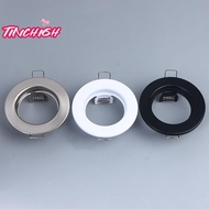 [TinchighM] LED Downlights Frame Round Fixture Adjustable Downlight Led Holders Cutout For GU10 Bulb