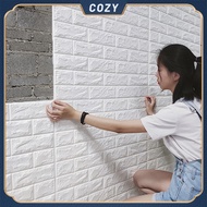 38x35cm 3D Foam Brick Wallpaper Adhesive Wall Decor Wall Sticker Waterproof