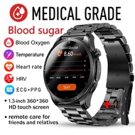 2023 New Blood Sugar Smartwatch 1.39 -Inch 360*360 HD Touch Large Screen ECG Smart Watch Monitoring Non-Invasive Blood Glucose