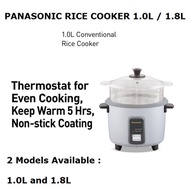 Brand New Panasonic Rice Cooker SR-Y10FGELSH 1.0L / SR-Y18FGELSH 1.8L . Local SG Stock and warranty