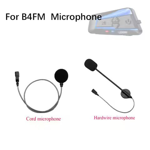 For LEXIN B4FM Motorcycle Bluetooth Headset Accessories Soft wire and hard wire Microphone