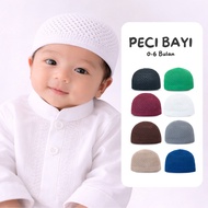 Knitted Baby Cap 0-6 Months Children's Cap Elastic Cap