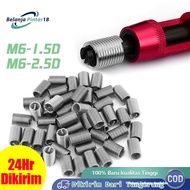 50pcs Helicoil Thread Repair Recoil M6+31.5d And 2.5d For Damaged Threads Car Motorcycle Thread Repa