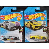 HOTWHEELS 2021 FACTORY SEALED MASTERCASE HW RACE DAY CORVETTE C8.R LOT OF 2 DIE CAST MODEL (12.5)