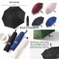 MATAHARI Anti-UV Folding Umbrella, Anti-UV Open-Close Umbrella, Rain or Bright Sun Umbrella UV Foldi