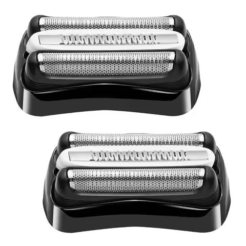 Pack of 2 32B Heads for Braun S3 Electric Shavers - Compatible with 310s/3090cc & More, Wet/Dry, Men