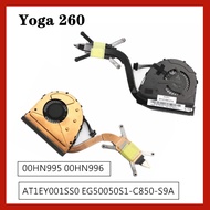 Applicable to Lenovo ThinkPad Yoga 260 Laptop CPU Heatsink Radiator FAN RRU 00HN995 00HN996 AT1EY001