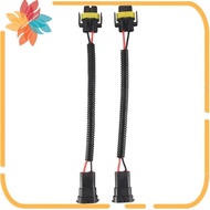 2Pcs 9006 To H11 H8 Headlight Fog Light Conversion Connector Wiring Harness Plug Cable Socket Connec