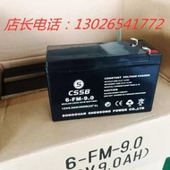 CSSB Battery 12V9AH Audio Battery 6-FM-9 UPS/EPS Fire System Application