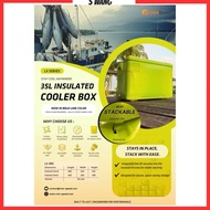 Heavy duty 35Liter tong ais/cooler box/ice basket.