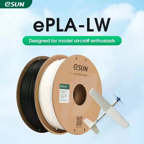 eSUN PLA-LW 3D Printer Filament 1.75mm 1KG 2.2LBS 3D Printing Filament Light Weight foam Material fo