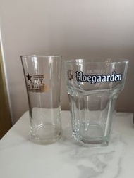 Hoegaarden 及 Sapporo 啤酒杯