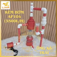 Combo of Fertilizer Separation Pipe to Hide Overflow Filter Pump for 80–150cm Fish Tank - Easy to In