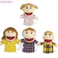 MOCHO1 Family Puppet Hand Doll Baby Gift Cartoon Children Pillow Toys Hand Puppet Educational Playhouse Half Body Grandpa Grandma Puppet Plush Toy