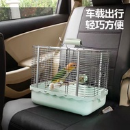 Out Cage Bird Parrot Cage Out Cage 304 White Iron Easy to Carry