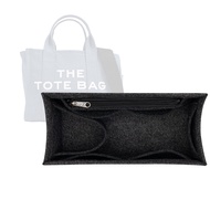 Lckaey bag insert organizer for marc jacobs handbags large tote bag insert Y065black-L